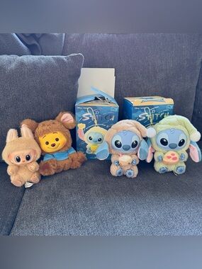 POP MART Labubu & MINISO Stitch & Winnie the Pooh